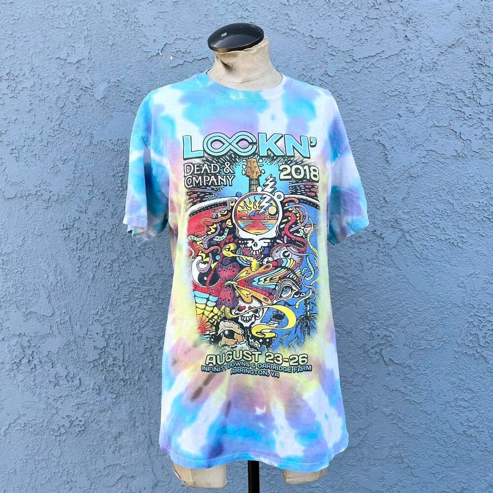 Dead and Co T-shirt Tie Dye hippie band shirt